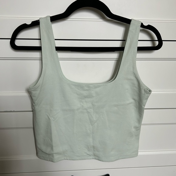 Abercrombie & Fitch Tops - Abercrombie and Fitch Cotton Seamless Tank - Light Green - Size M